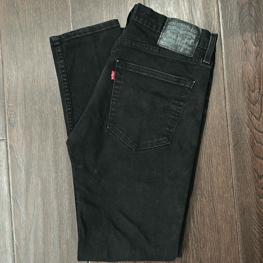 Men’s Levi’s 512 black jeans